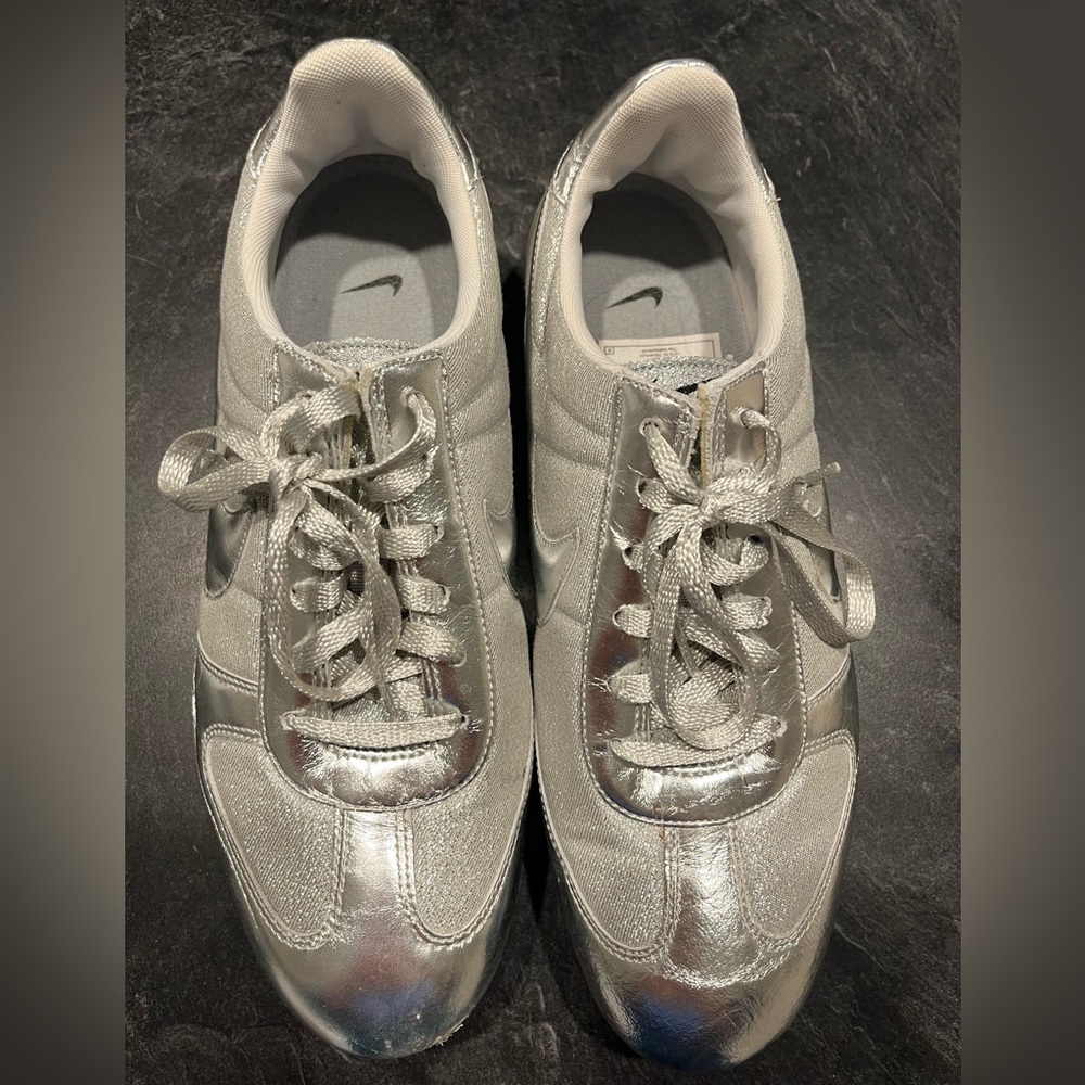 Nike Women's Metallic Silver Sneakers